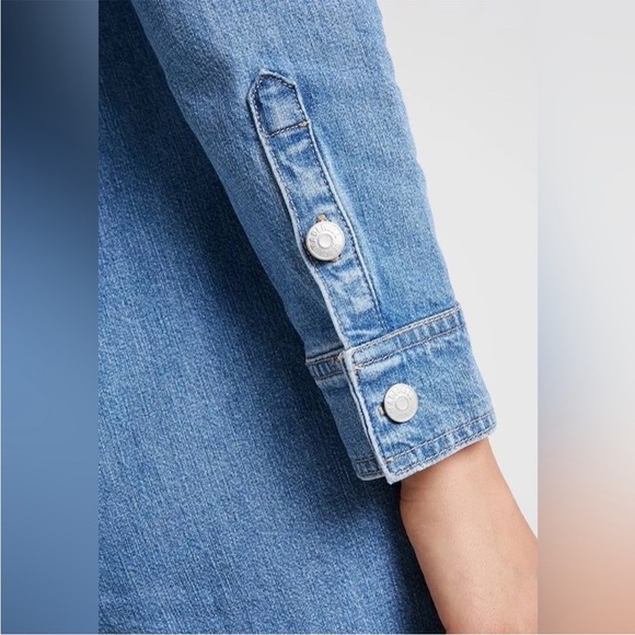 Madewell Denim Zip-Front Shirtdress - Picture 2 of 9